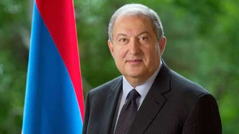 الرئيس الأرميني يعبّر عن شكره للكورد