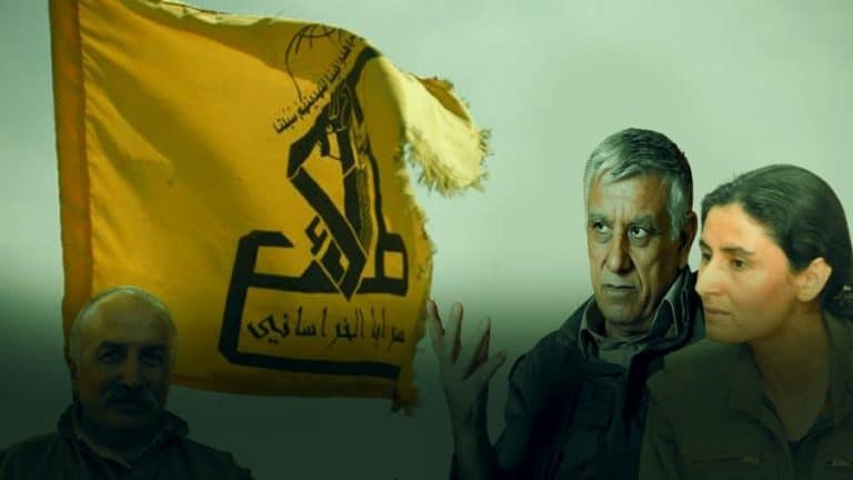 الشراكة المصيرية -شراكة القدر- بين الحشد الشعبي وحزب العمال الكوردستاني الـ PKK ومحاربة علم كوردستان
