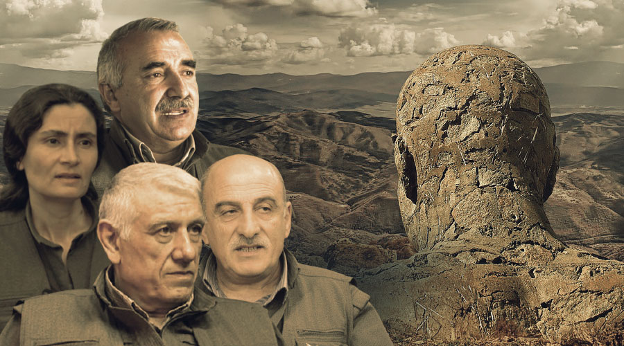 أدمغة كبار قادة الـ PKK وصخور كوردستان!