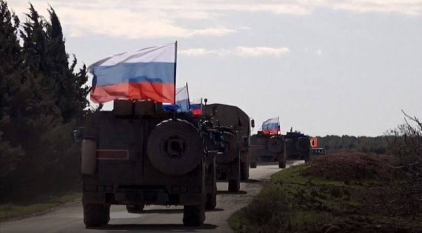 روسيا تمركز قوة لشرطتها العسكرية في عين عيسى