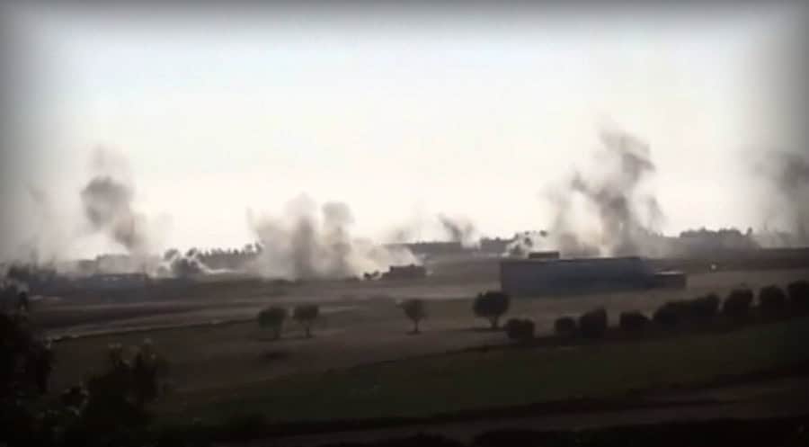 تركيا تستهدف وحدات حماية الشعب في شرا والشهباء