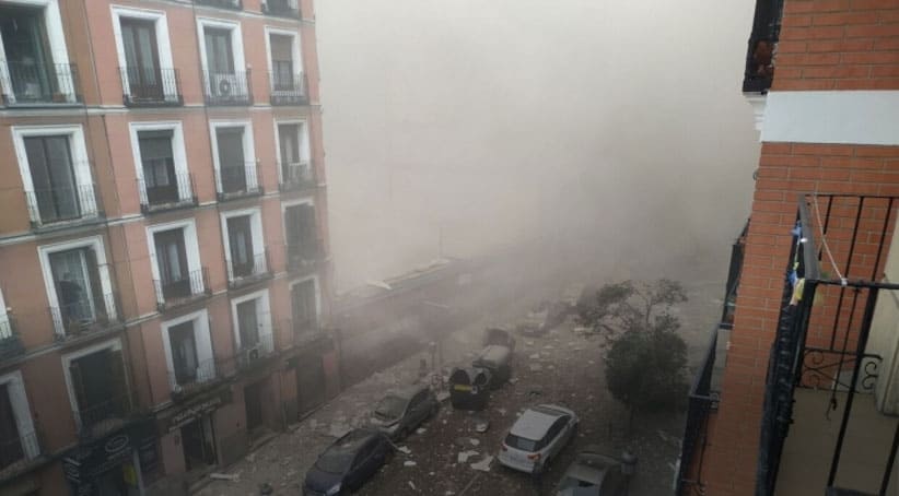 انفجار عنيف يهزّ العاصمة الإسبانية مدريد