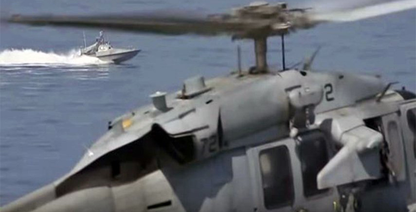 البحرية البريطانية تصادر أسلحةً إيرانية في مياه الخليج