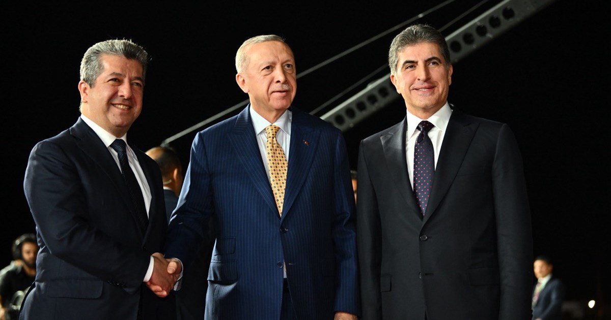 الرئيس التركي يصف اجتماعاته في العاصمة أربيل بـ"المثمرة" ويؤكّد: سنواصل تعزيز التعاون مع حكومة إقليم كوردستان