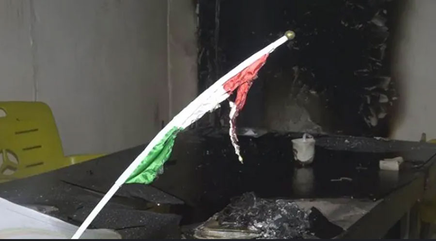 حرق علم كوردستان وصمت الأحزاب السياسية!