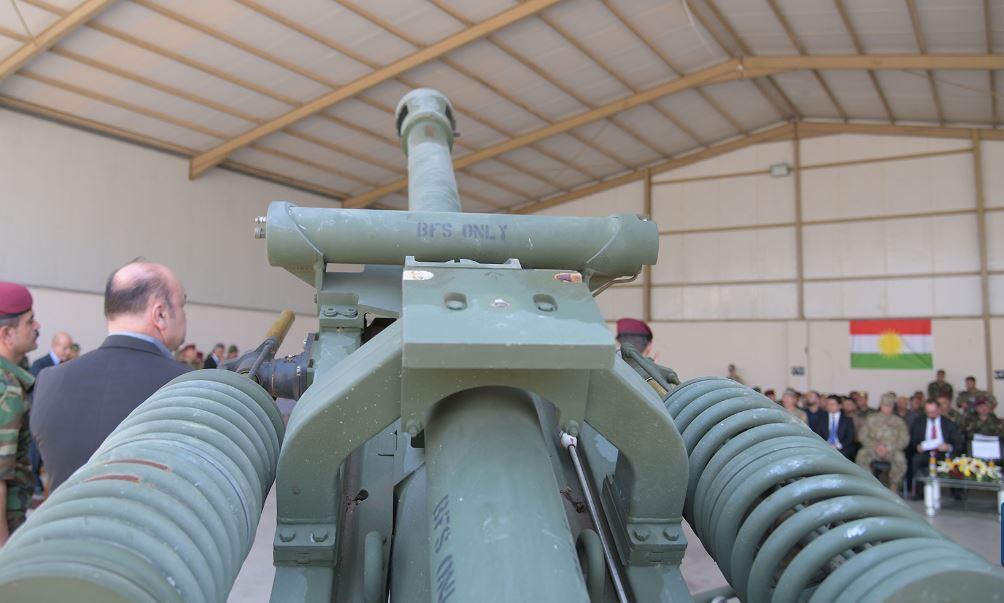 أمريكا تزوّد قوات بيشمركة كوردستان بأسلحة ثقيلة