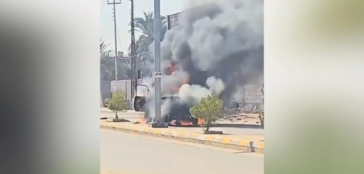 إصابة قيادي في الحشد الشعبي-العشائري بانفجار استهدف سيارته