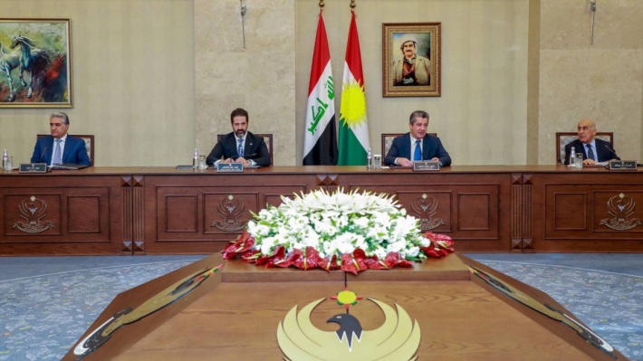 مجلس وزراء إقليم كوردستان يرحّب بـ"التفاهم الجديد" بين حكومة كوردستان والحكومة الاتّحادية بشأن الرواتب والمستحقات المالية للإقليم