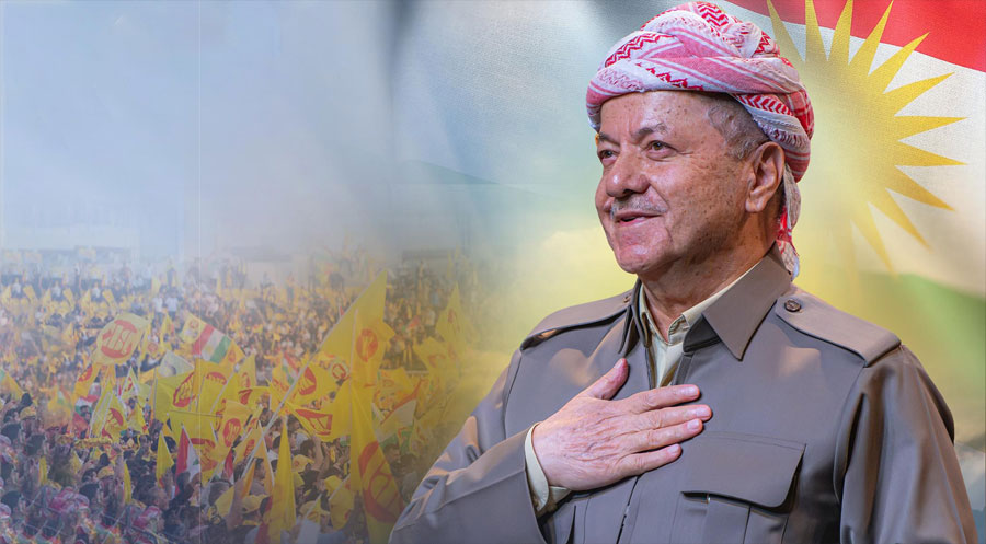 الزعيم الكوردي مسعود بارزاني في ذكرى 16 آب: الحزب الديمقراطي الكوردستاني منذ تأسيسه وحتى الآن كان وسيلة للدفاع عن حقوق وهوية ووجود شعب كوردستان...