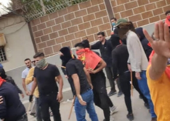 عصابات شبيحة "الشبيبة الثورية" لـ بكك تعتدي على تظاهرة لمواطنين في كوباني مطالبين بالكشف عن مصير أطفالهم المخطوفين