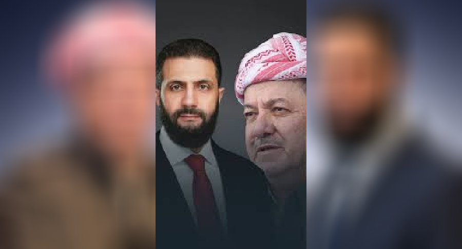 في اتّصال هاتفي مع الرئيس السوري... الرئيس بارزاني يشدّد على حماية حقوق الشعب الكوردي وصون كرامته...