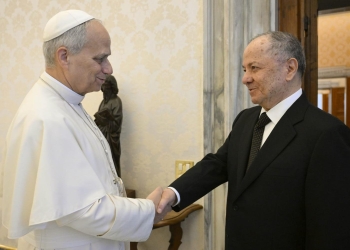 الرئيس بارزاني يجتمع مع قداسة البابا ليو الرابع عشر في الفاتيكان