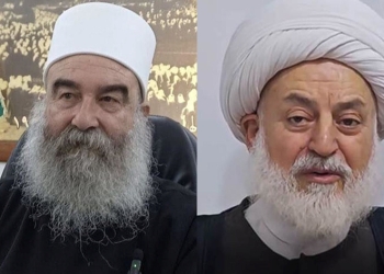 الزعيمان الروحيان للدروز والعلويين في سوريا يدينان مهاجمة الكورد في حلب