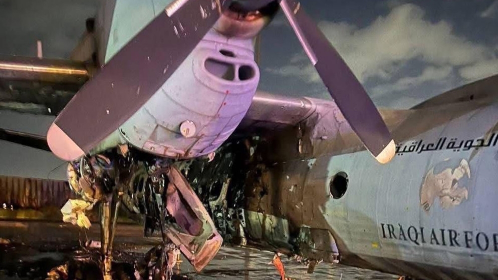 وزارة الدفاع العراقية: تدمير طائرة عسكرية بهجوم على مطار بغداد!