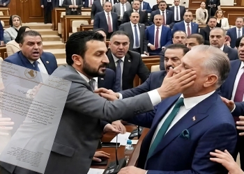 مجلس النواب العراقي يطرد نائباً صوّر جلسة سرية واعتدى على نائب بالضرب أمام الجميع!