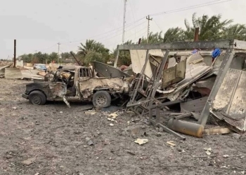 قتلى وجرحى بقصف جوي استهدف مقّر ميليشيات الحشد الشعبي في جرف الصخر