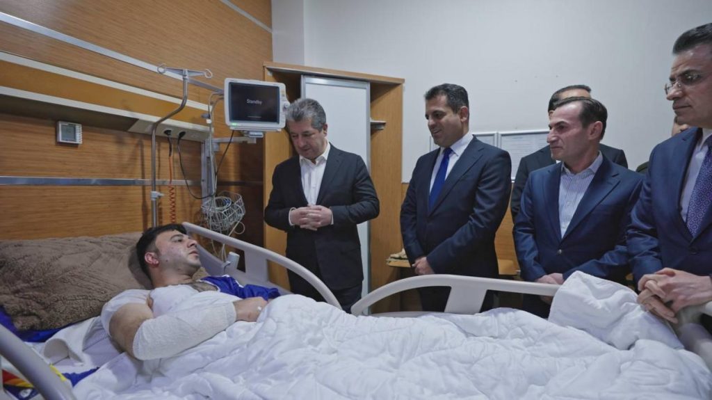 خلال مشاركته مجلس عزاء الشهيد "ولات"... مسرور بارزاني يدين بأشد العبارات الهجمات السافرة على إقليم كوردستان...