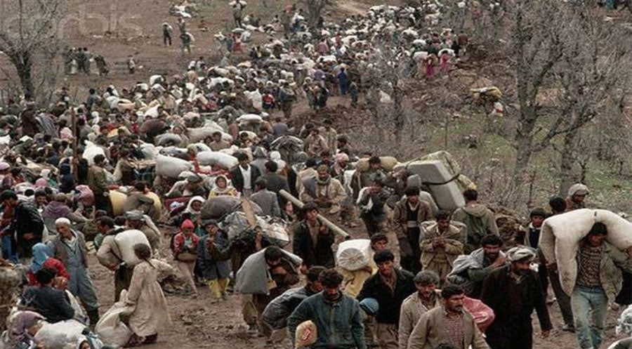 السنوية الـ 35 للهجرة المليونية للشعب الكوردي في إقليم كوردستان… صرخة شعب مطالب بالحرية رافضاً الاحتلال...