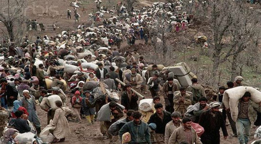 السنوية الـ 35 للهجرة المليونية للشعب الكوردي في إقليم كوردستان… صرخة شعب مطالب بالحرية رافضاً الاحتلال...