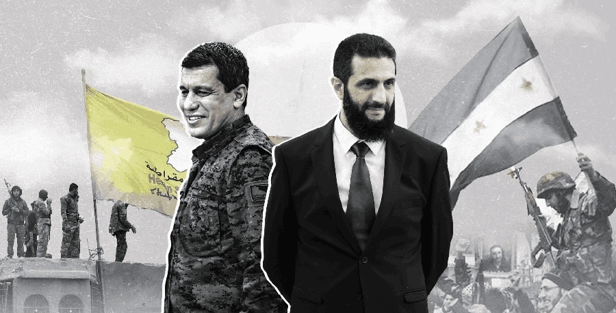 مظلوم عبدي وإلهام أحمد في دمشق للقاء الشرع