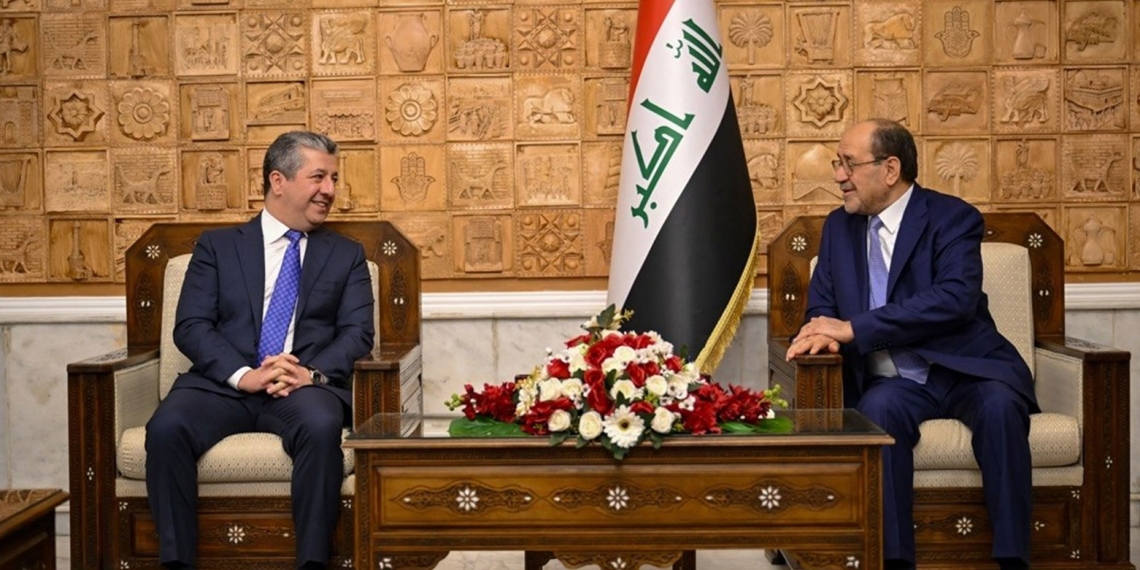 المالكي يستقبل مسرور بارزاني...