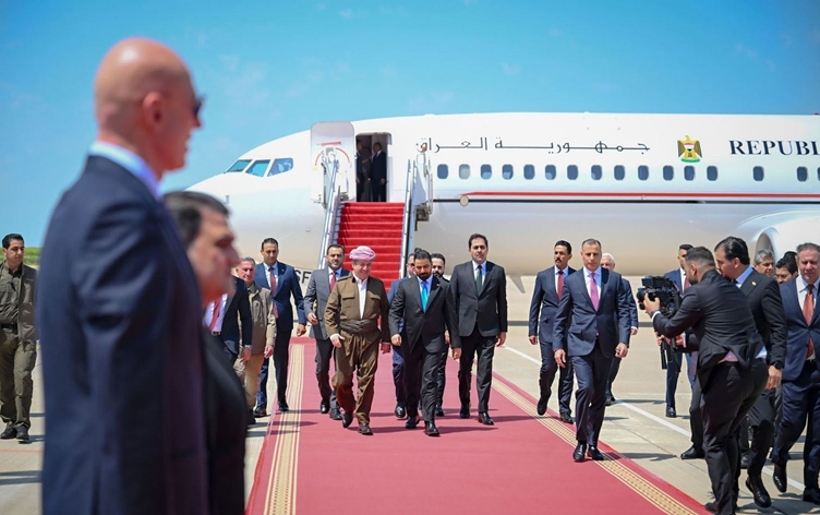 عاصمة إقليم كوردستان تستقبل رئيس الوزراء العراقي الجديد...