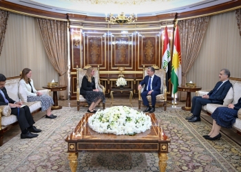 القنصل البريطاني يهنّئ رئيس حكومة إقليم كوردستان الخطوات المنجزة في توحيد قوات بيشمركة كوردستان...