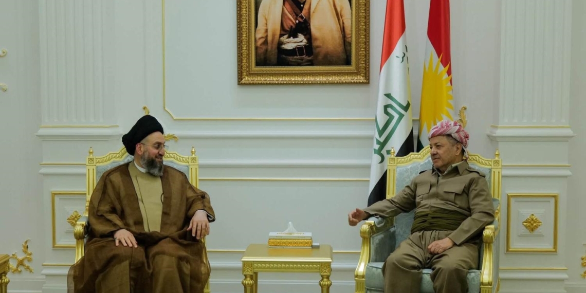 الرئيس بارزاني يستقبل عمار الحكيم