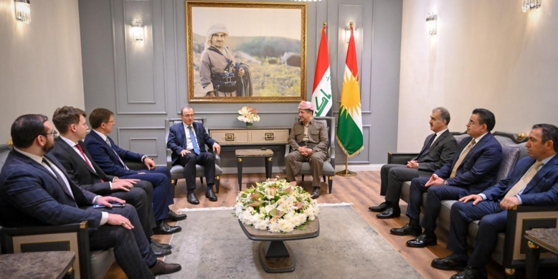 مسرور بارزاني يستقبل سفير روسيا لدى العراق