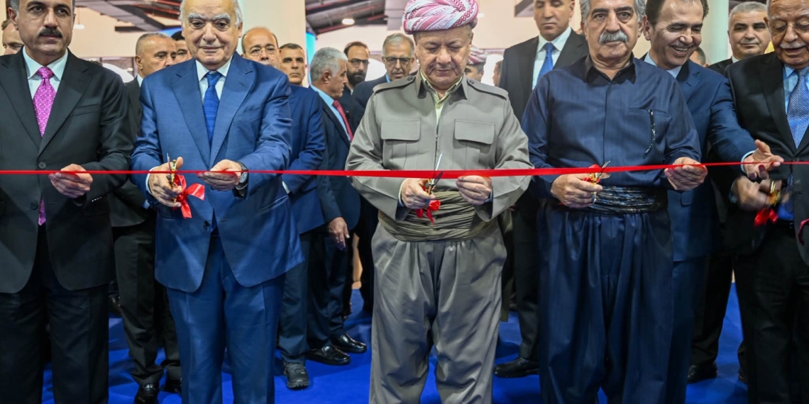 الرئيس بارزاني يفتتح فعاليات الدورة الثامنة عشرة من معرض أربيل الدولي للكتاب