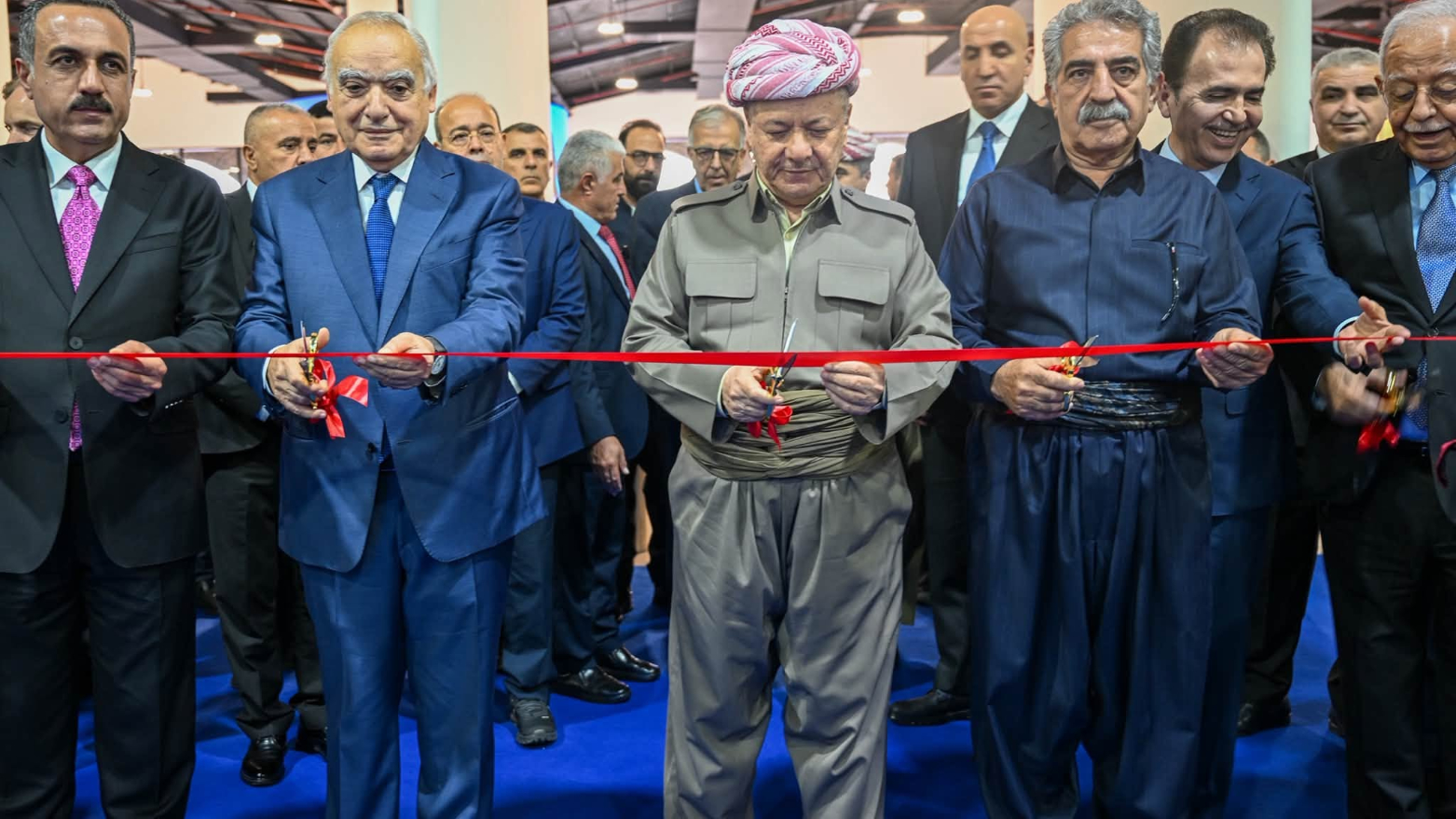 الرئيس بارزاني يفتتح فعاليات الدورة الثامنة عشرة من معرض أربيل الدولي للكتاب
