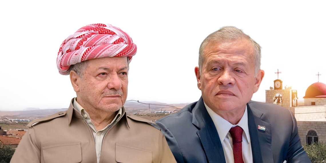 زعيم الشعب الكوردي يوجّه رسالة تعزية إلى ملك الأردن