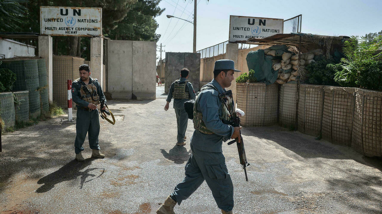 جنگ در نزدیکی شهر هرات؛ دفتر سازمان ملل برای دومین بار هدف حمله قرار گرفت