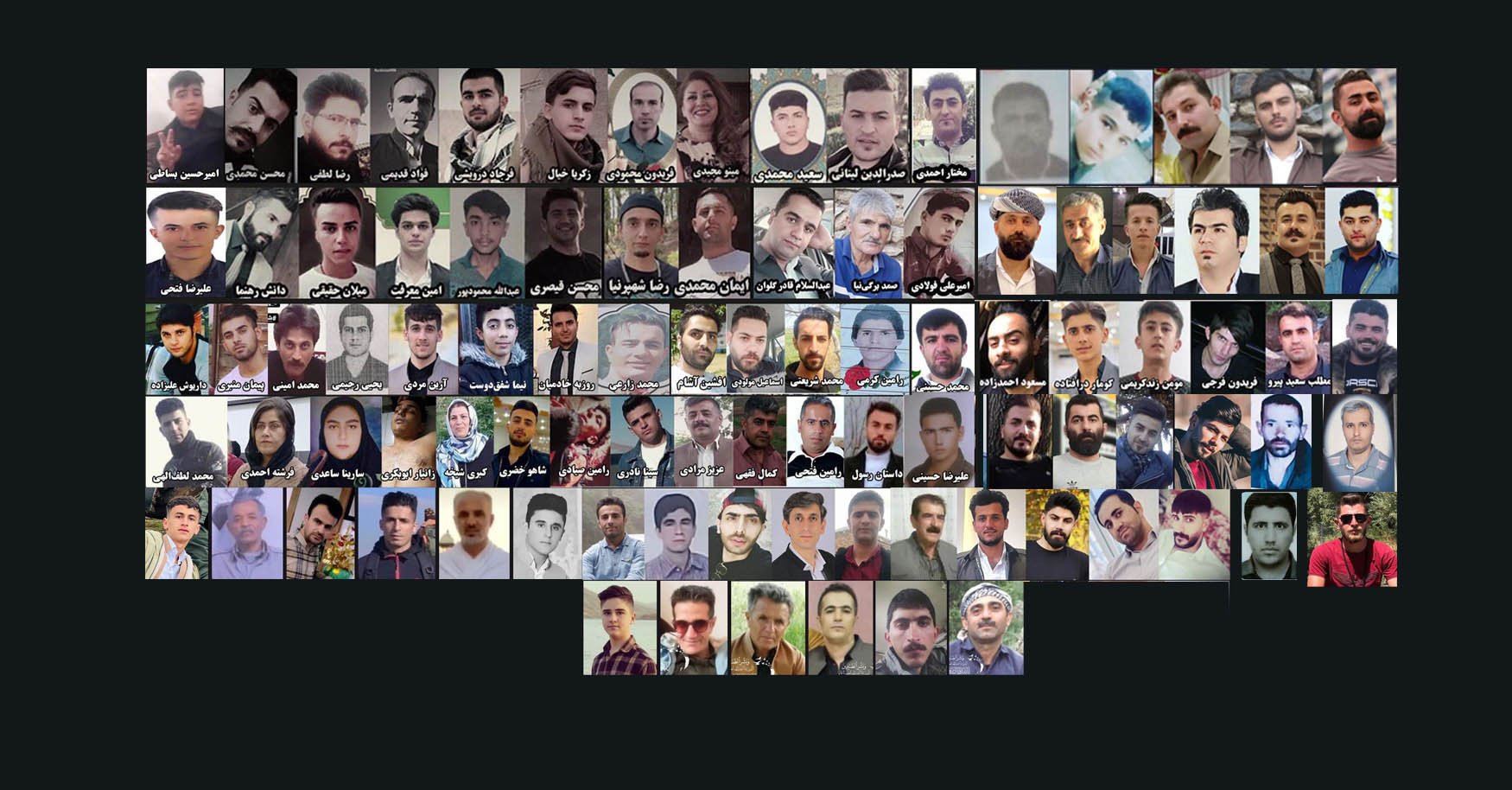 شبکه حقوق بشر کوردستان از کشته‌ شدن 104 شهروند کورد در قیام سراسری خبر داد