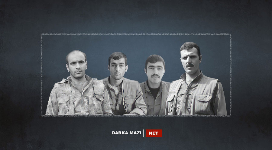 PKK هویت 4 گریلای دیگر را فاش ساخت کە چند ماە پیش جان باختە بودند