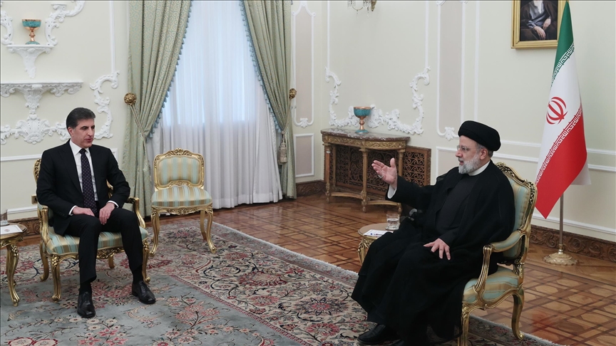 دیدار رئیس اقلیم کوردستان با رئیس جمهور ایران در تهران
