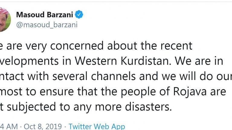 ئهمهریكا دهستوورا ئێریشا رۆژهلاتێ فراتێ دده تركیێ