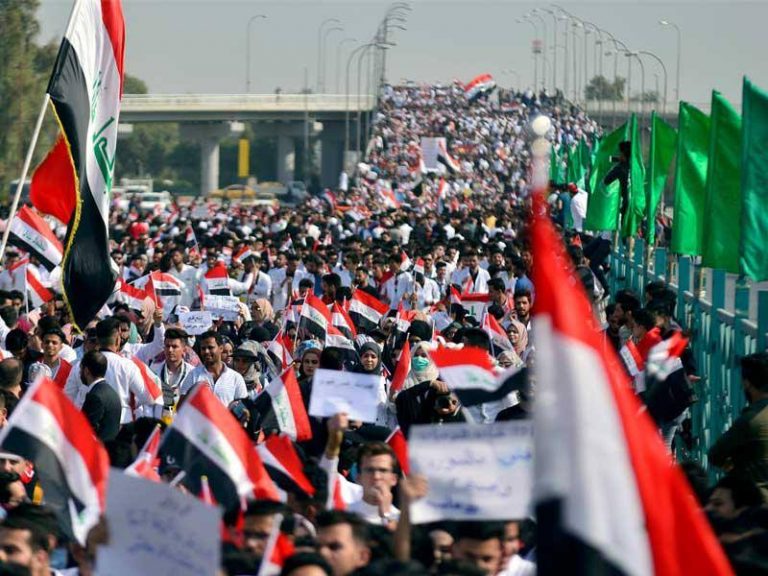 ل ئیراقێ ل سەر بانگا سهدری گرەڤێ ل 4 باژاران دهستپێكر