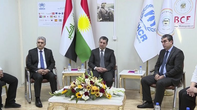 مه‌سروور بارزانی ژبۆ ئالیكاریا په‌نابه‌ران بانگا جڤاكا ناڤنه‌ته‌وه‌ئی دكه‌