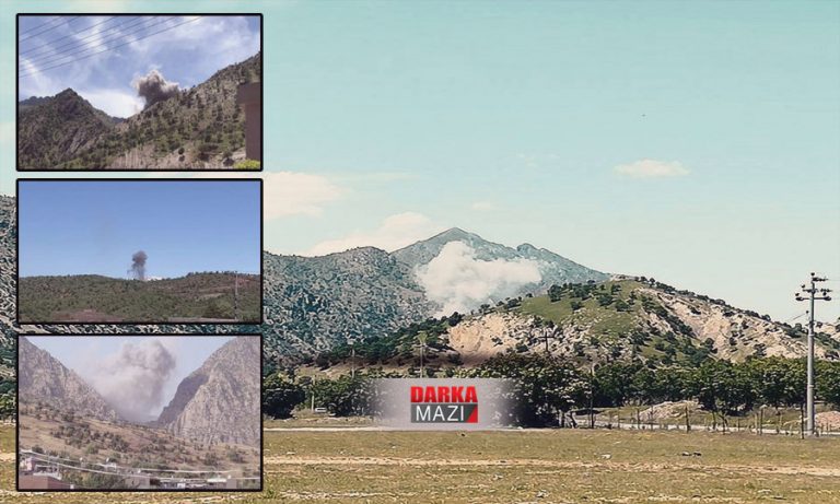 بالهفرێن تركیێ دهڤهرێن بهرواری بالا و چهندین گوندێن دهۆكێ بۆردۆمان كرن