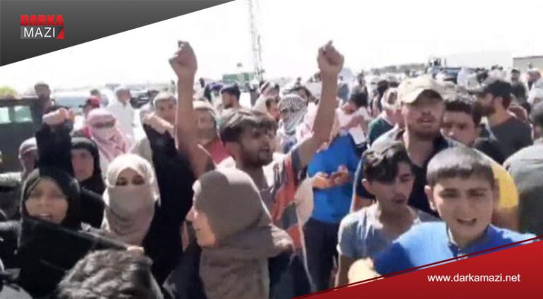 ل سهرێ كانیێ ل دژی تركیێ خوهپێشاندان دهێن كرن