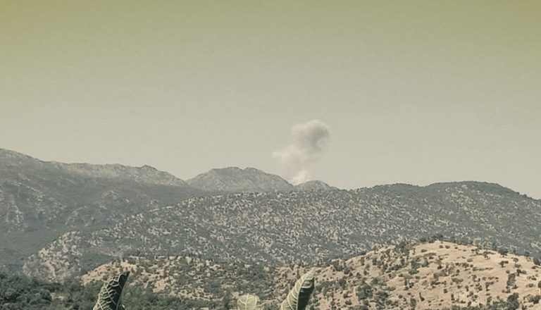 بالەفرێن ترکیێ دەڤەرا بەرێ گارەی بۆردۆمان کر