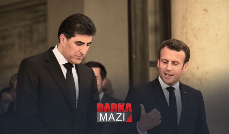 جڤینا ماكرۆن و نێچیرڤان بارزانی دێ ئه‌ڤ مژاره‌ بن