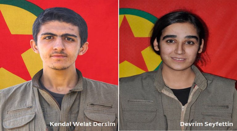 ناسنامەیا ٢ گەریلایێن کو ل حەفتەنینێ جانێ خوە ژ دەست دای ھاتە ئاشکراکرن