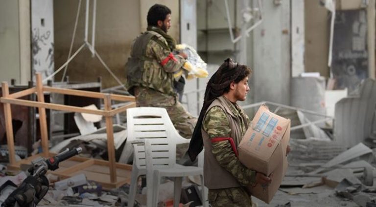 چهكدارێن سولتانی عهفرین تالان كر