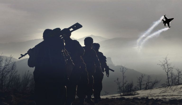 تركیێ 13 گه‌ریلا هه‌ده‌ف كرن