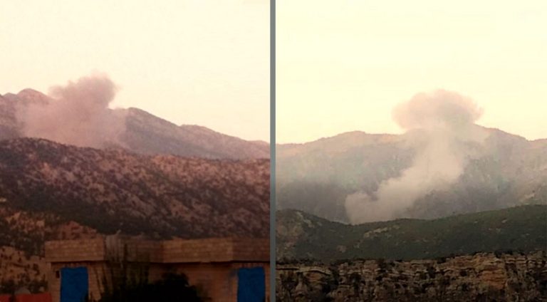 سنۆرێن چهمانكێ و بهرێ گاره هاتن بۆردۆمان كرن