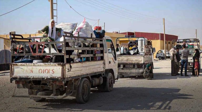 ل سهرێ كانیێ مالباتێن تهرۆریستێن داعشێ ل جهێ كوردان تێن بجهـ كرن