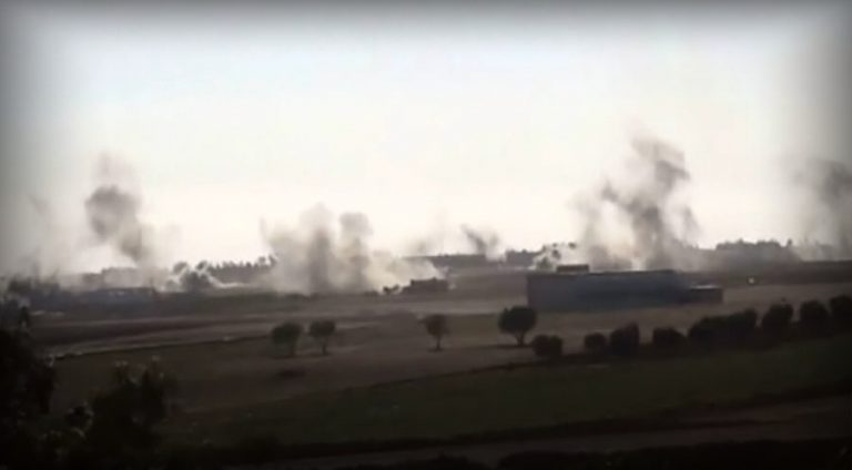 تركیێ یهپهگه ل شهرا و شههبایێ ههدهف كرن