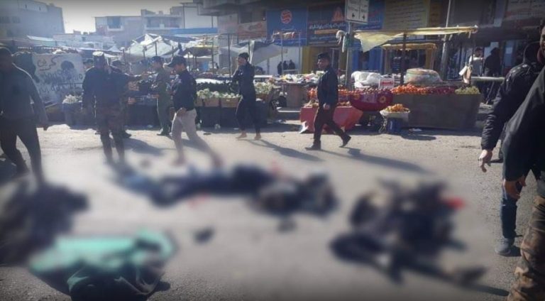 دوو تهقین ل بهغدا چێبوون، 30 كهس كوشتی و بریندار